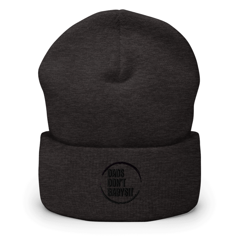 Dads Don't Babysit Logo Beanie